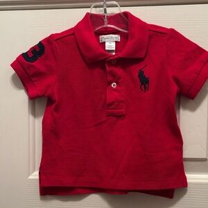 Ralph Lauren infant red Polo shirt